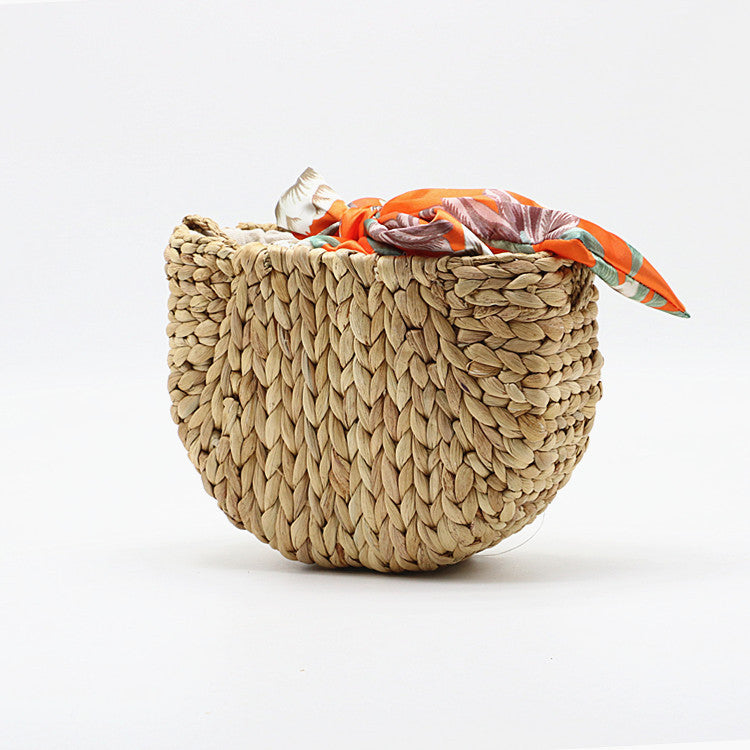 Calabash Shoulder Straw Bag