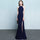 Bride toast clothing 2021 new fashion long red fishtail hanging neck wedding banquet evening dress