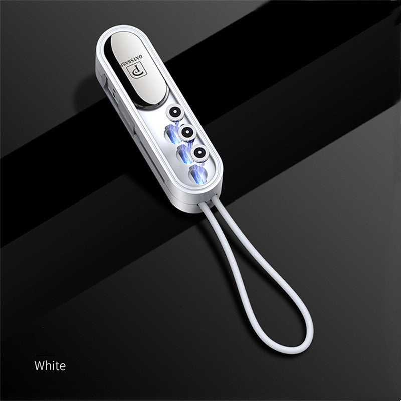 Magnetic Three-in-one Data Cable Mobile Phone Charging Cable