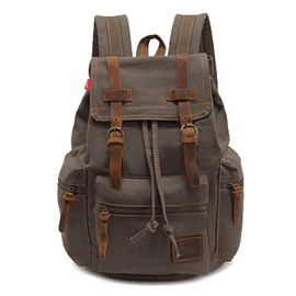 men's backpack vintage canvas backpack