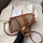 Fashion Lattice Children's Bag, Western Style Single Shoulder Messenger Bag