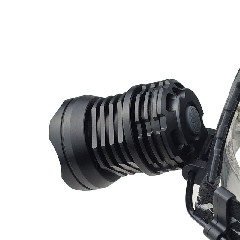 Cross-border XHP70 Headlight Telescopic Zoom USB Charging Strong Headlight Outdoor Waterproof Warning Headlight P70 Second Generation