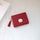 Short Wallet Lady Zipper Wallet Female Student Korean Version Lychee Pattern All-match Coin Purse Card Holder