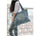 Washed Rice Word Big Gym Bag Mother Bag Leisure Travel Bag