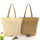Factory Direct Sales Ins New Raw Edge Straw Woven Bag