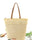 Factory Direct Sales Ins New Raw Edge Straw Woven Bag