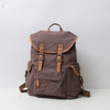 Thick canvas backpack