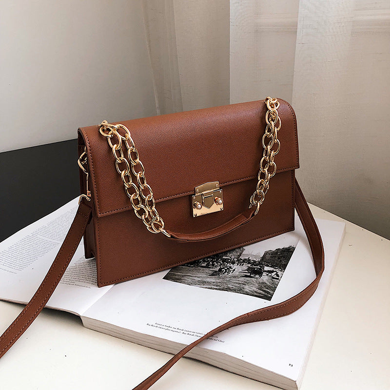 Small square bag chic fashion simple and versatile one-shoulder messenger female bag