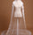 Long tail lace veil