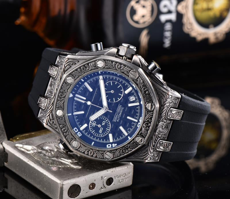 Business non-mechanical five-needle watch