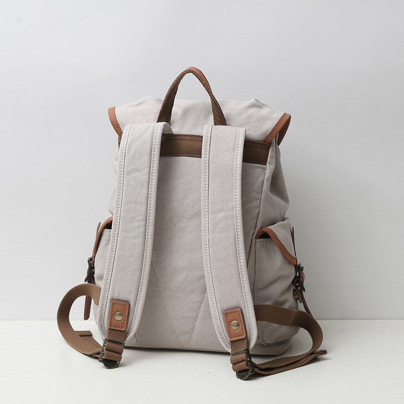 Thick canvas backpack