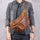 First Layer Cowhide Genuine Leather Large Capacity Waist Bag