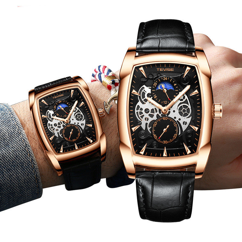 Men's Fashion All-match Square Quartz Watch