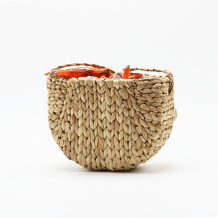 Calabash Shoulder Straw Bag