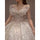 One-shoulder High-quality Long Trailing Heavy Industry Retro Wedding Dress