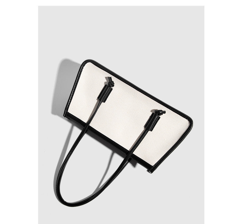 Fashion Canvas One-shoulder Big Bag Leisure Large-capacity Commuter Female Bag