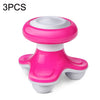 3PCS XF-69 Water Wave Mini Electric USB Vibration Massager(Orange)