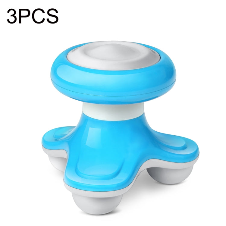 3PCS XF-69 Water Wave Mini Electric USB Vibration Massager(Orange)