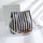 Crossbody Portable Striped Simple Canvas Bag