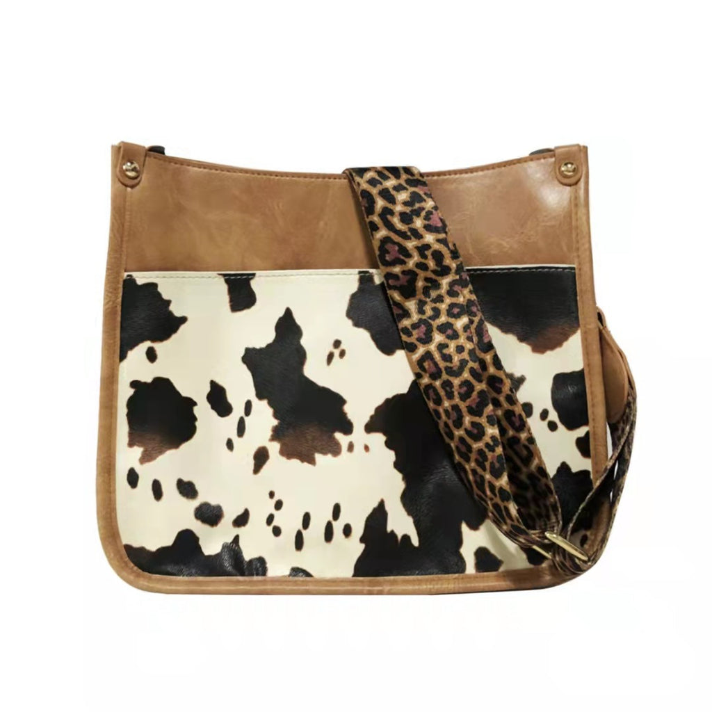 New Ladies Fashion Leopard Crossbody Bag