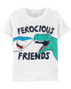 Boys Fashion T-Shirt Round Neck Cotton Fashion Cartoon Cool Print Short Sleeve Top