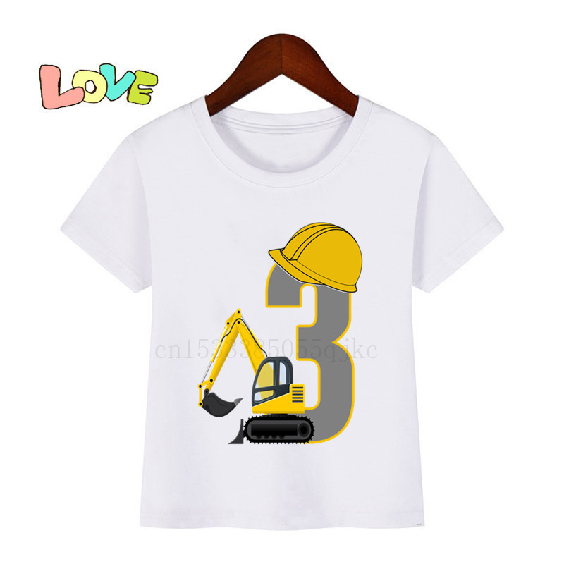 Kids Boys Casual Cartoon Navvy Letter Pattern Round Neck Short Sleeve Loose T-Shirts
