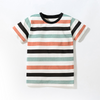 Children Kids Baby Fashion Boys Casual Basic Short Sleeve Stripe T-Shirt