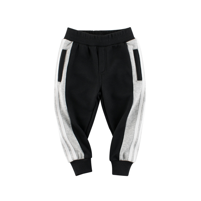 Boys Simple Casual Stripe Sweatpants