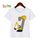 Kids Boys Casual Cartoon Navvy Letter Pattern Round Neck Short Sleeve Loose T-Shirts