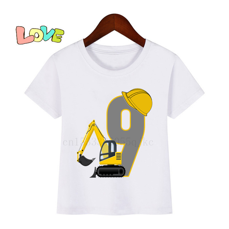 Kids Boys Casual Cartoon Navvy Letter Pattern Round Neck Short Sleeve Loose T-Shirts