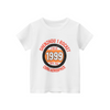 Boys Basic Round Neck Short Sleeve Letter Pattern T-Shirt