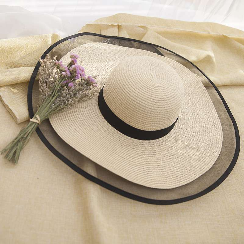 Women Summer Sunshade Large Brim Straw Hat