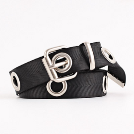 Fashion Punk Style Unisex Canvas Casual Streetwear Classic Belt
