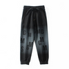 Boys Casual Letter Pattern Pocket Drawstring Waist Pants