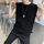 Men Solid Color Round Neck Tank Top