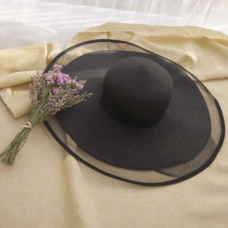 Women Summer Sunshade Large Brim Straw Hat
