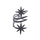 Fashion Shiny Zircon Star Pattern Exaggerated Multilayer Brass Ring