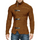 Men Fashion Leather Button Long Sleeve Knitted Cardigan