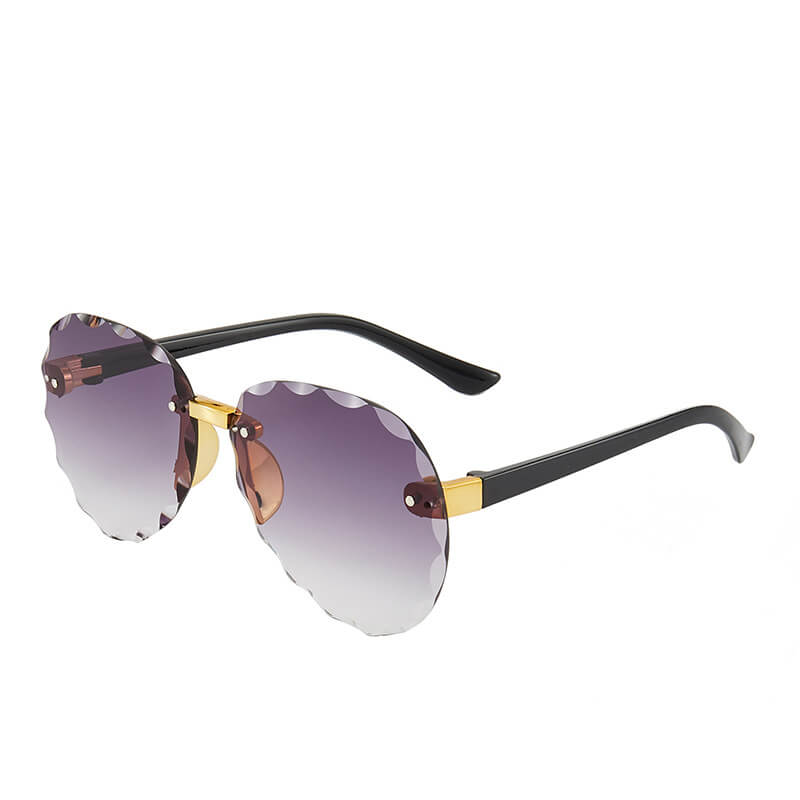 Kids Fashion Wave Lace Design Sunglasses