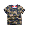 Boys Fashion Dinosaur Pattern Camouflage T-Shirt