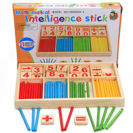 Kids Early Education Digital Stick Wooden Toy