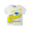 Kids Boys Cute Cartoon Animal Round Neck Short-Sleeved T-Shirt