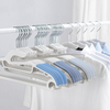10pcs/Set Simple Home Multifunction Plastic Hangers