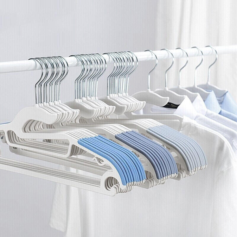 10pcs/Set Simple Home Multifunction Plastic Hangers