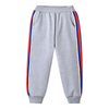 Boys Casual Loose Stripe Color Blocking Warm Sweatshirt