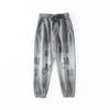 Boys Casual Letter Pattern Pocket Drawstring Waist Pants