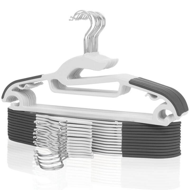 10pcs/Set Simple Home Multifunction Plastic Hangers