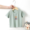 Kids Cute Cartoon Pattern Round Neck Short Sleeve Loose T-Shirt