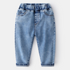 Children Kids Baby Fashion Boys Smiley Print Denim Pants