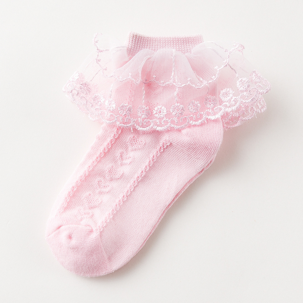 Kids Lace Socks White Lace Socks